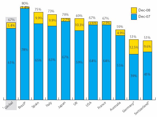 nielsen socialweb1 - Deutsche sind Community-Muffel