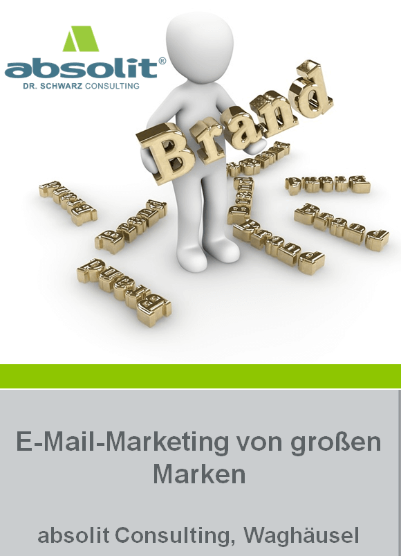 cover markenstudie - E-Mail-Marketing von großen Marken