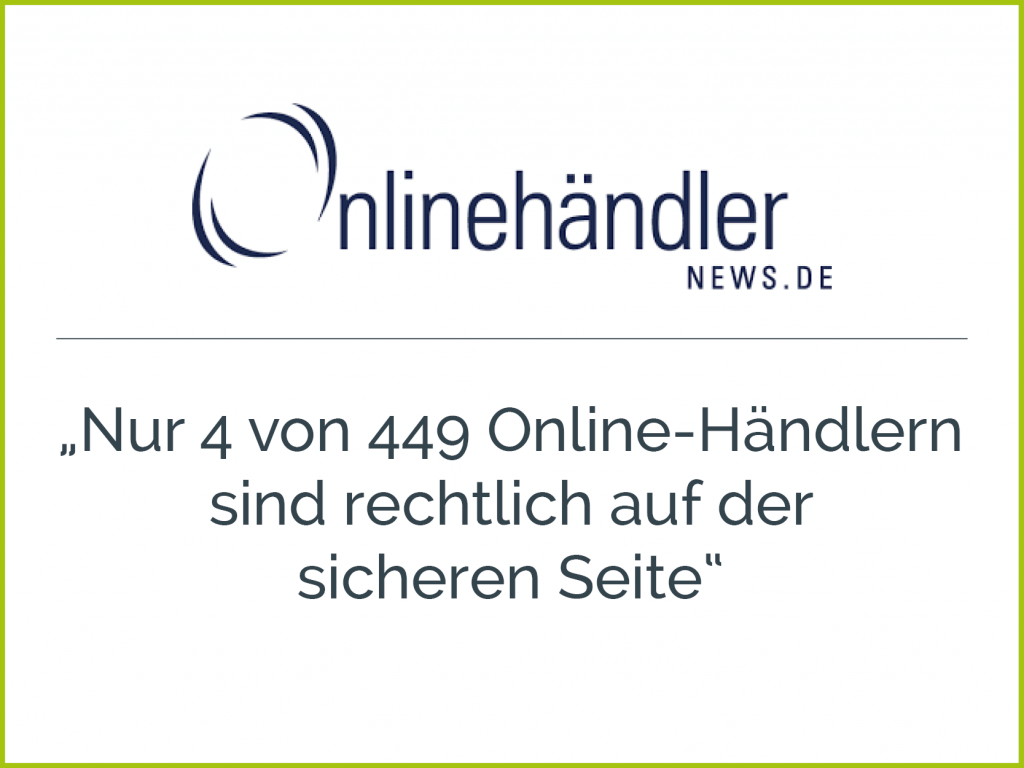 Presseclipping Onlinehändlernews