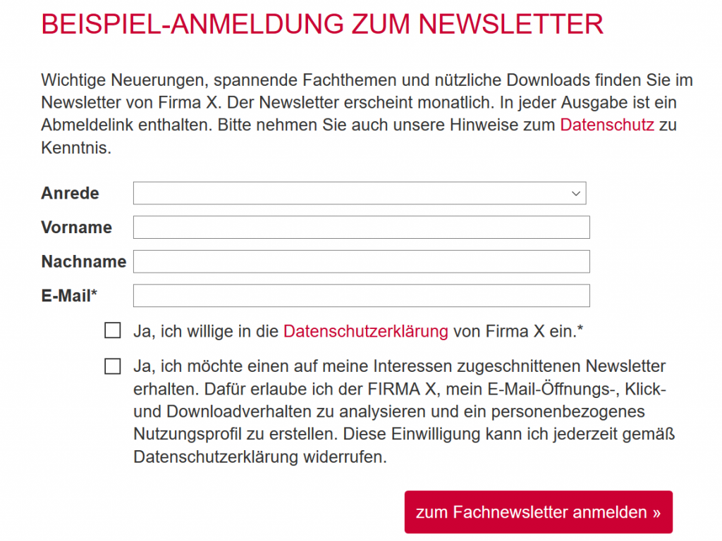 E-Mail-Recht: Tracking im E-Mail-Marketing Beispielanmeldung2 1024x768 - E-Mail-Recht: Tracking im E-Mail-Marketing