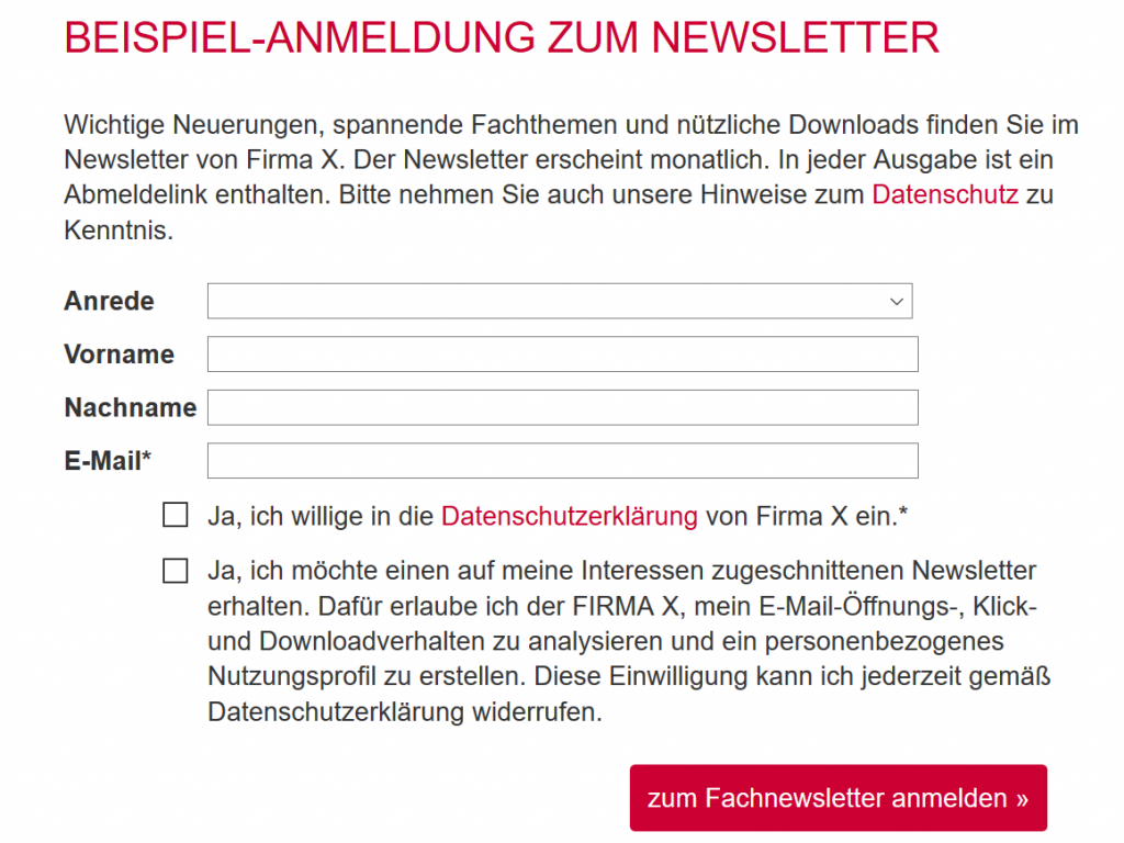 Beispielanmeldung2 1024x768 - E-Mail-Recht: Tracking im E-Mail-Marketing